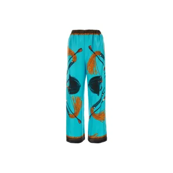 GUCCI Equestrian Printed Twill Trousers