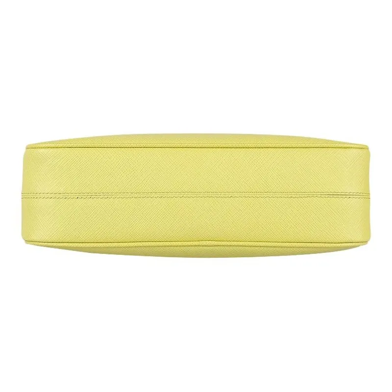 PRADA Re Edition Calfskin Shoulder Bag Women's Yellow-5