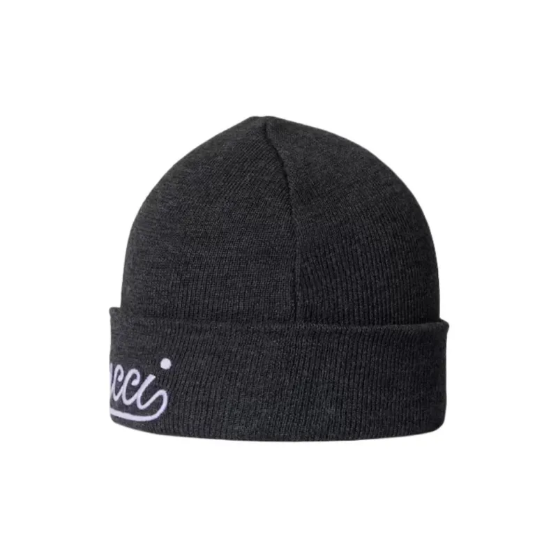 GUCCI Wool, Polyester Beanies Women's Black-1