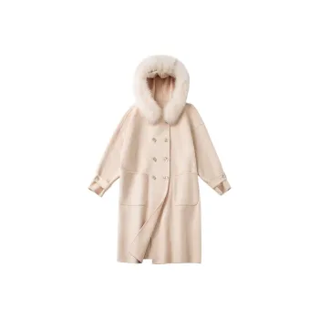 DEAR DEER PUFF Coats Women's Pink