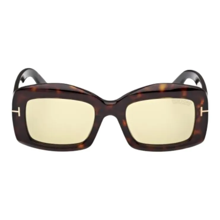 TOM FORD Eyewear Venetia Rectangle Frame Sunglasses-1