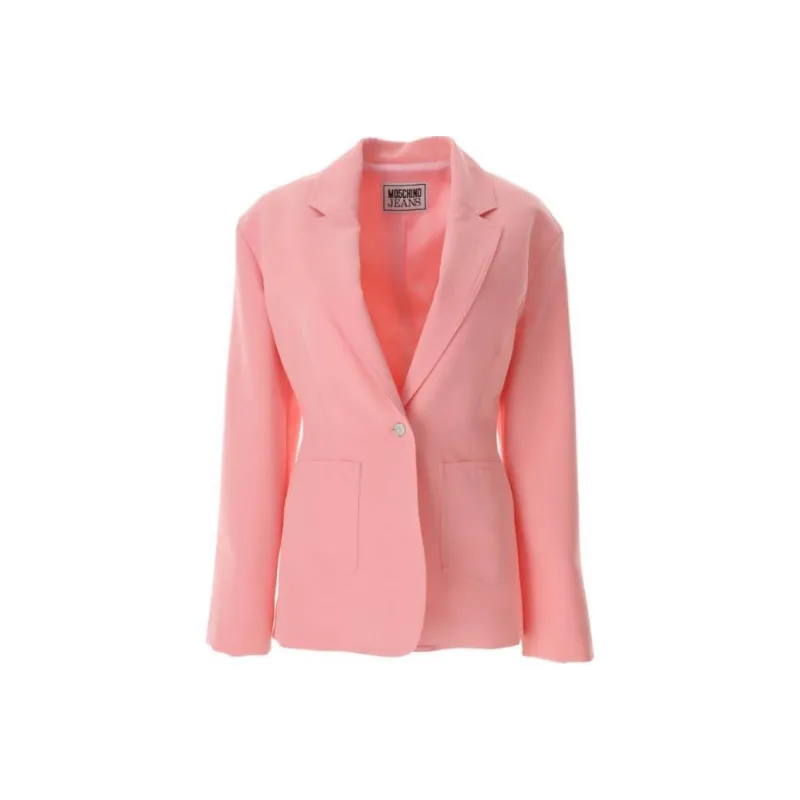 MOSCHINO Jeans Single-Breasted Tailored Blazer-0