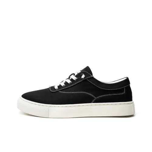 FED Low Top Skateboard Shoes Men's Black