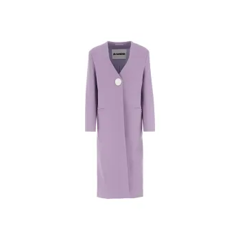 JIL SANDER Long Sleeved Single Breasted Coat