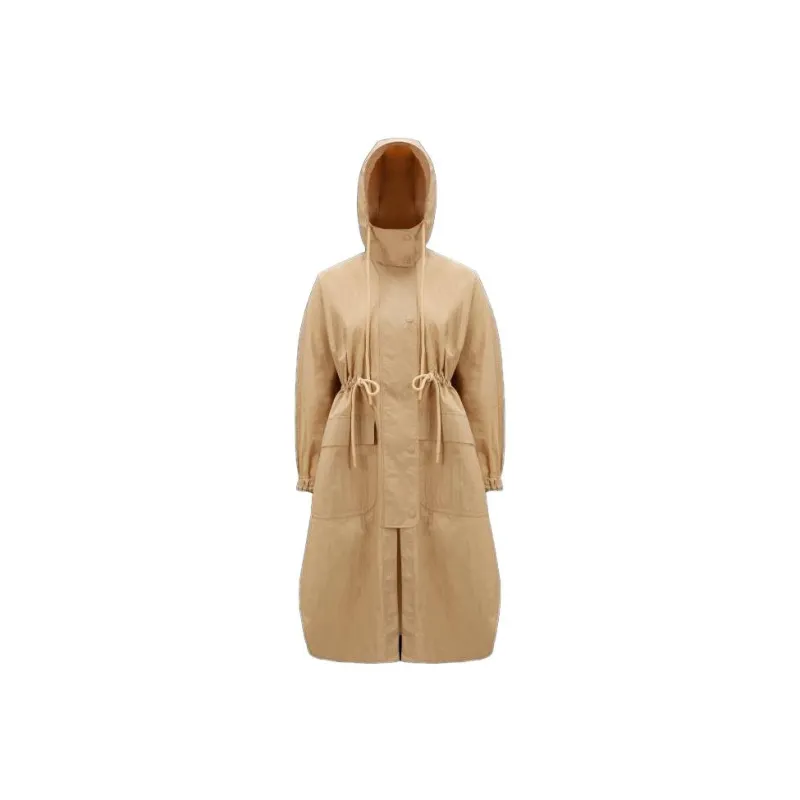 Moncler Sologne Long Parka 'Beige'-0