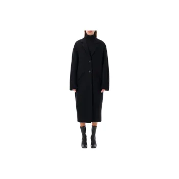 COURREGES Cocoon Single Breasted Long Coat
