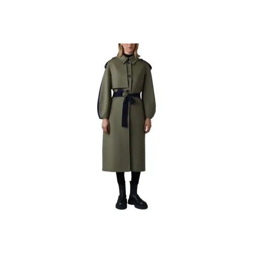 MACKAGE Coat Women's Light Army Green Marine Blue