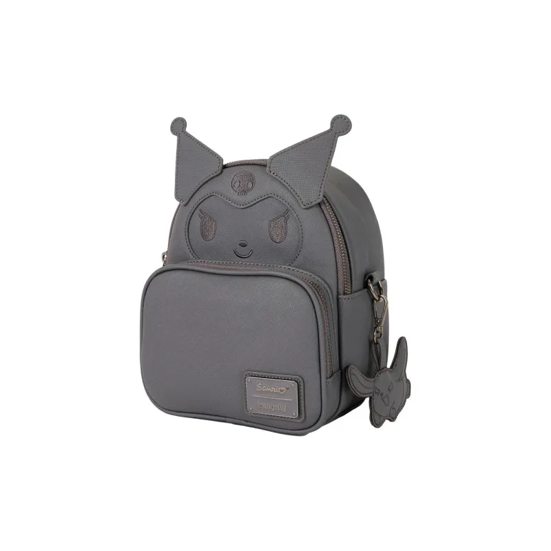 Sanrio Loungefly Kulomi Artificial Leather Backpack Mini Women's Gray-1