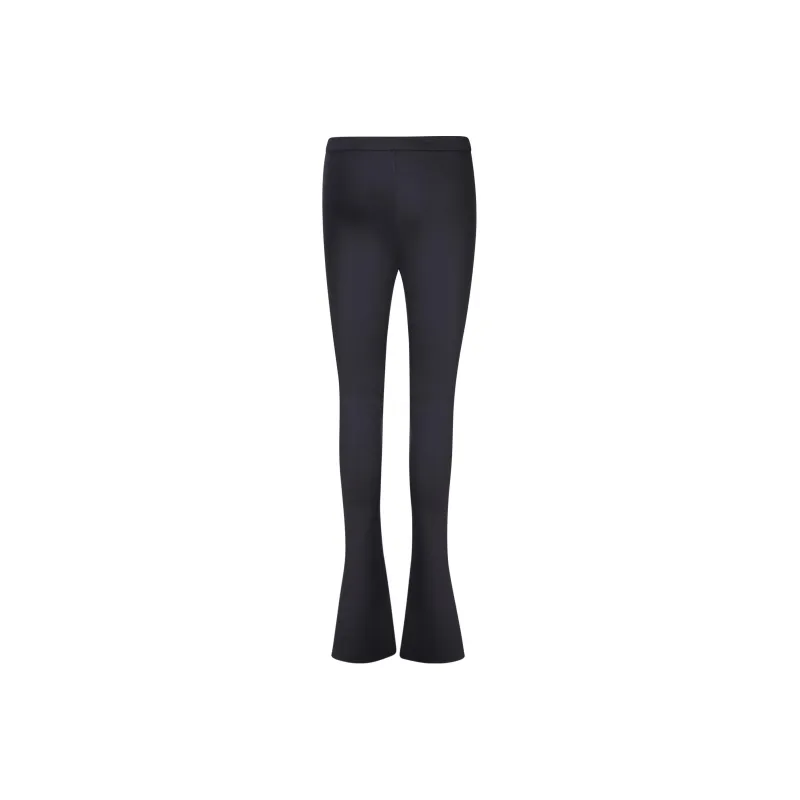 OFF WHITE Flared High Waist Leggings Black-0