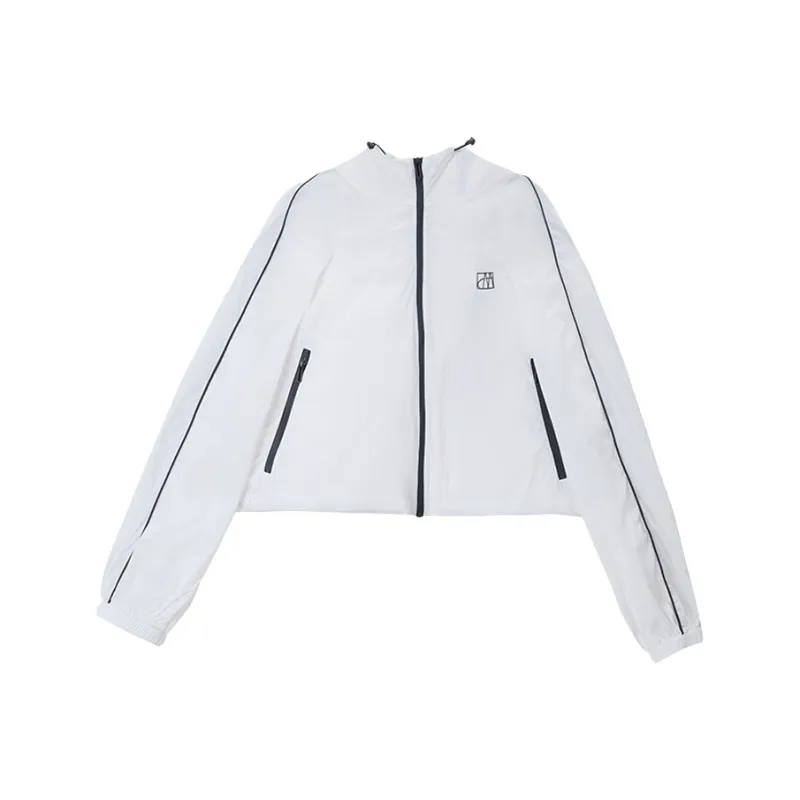 THE SEA LIFE Cropped Coat Women's Cloud White-0