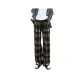 Black Plaid Fleece-Lined Regular