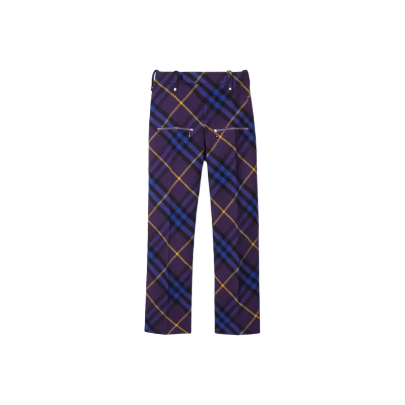 Burberry SS24 Casual Pants Women's Ribbon Purple-0