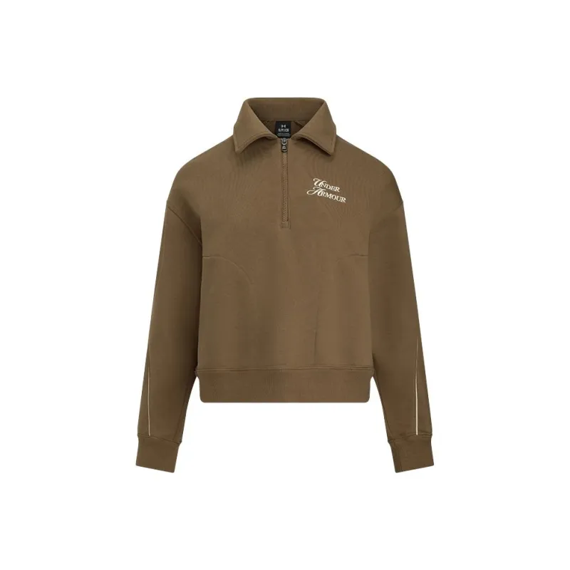 Under Armour Sweatshirt Women's Suburban Coyote Brown-0