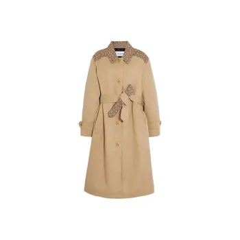 COACH SS24 Trench Coat Women's Classic Khaki