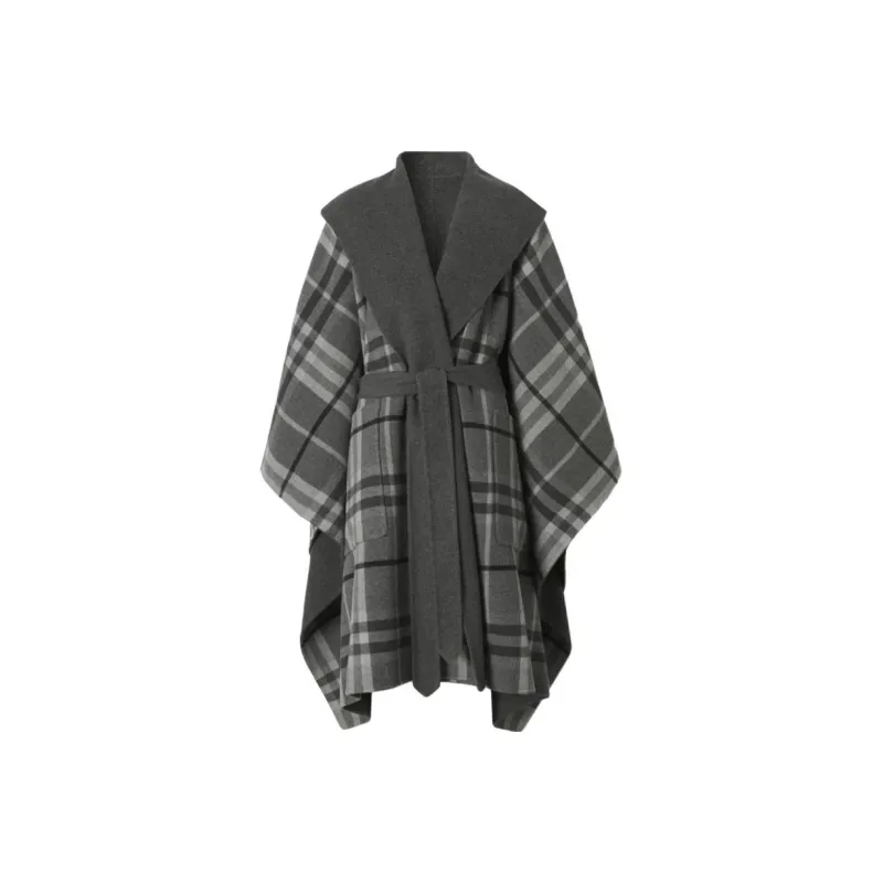 Burberry Velvet Jackets Women's Gray-0