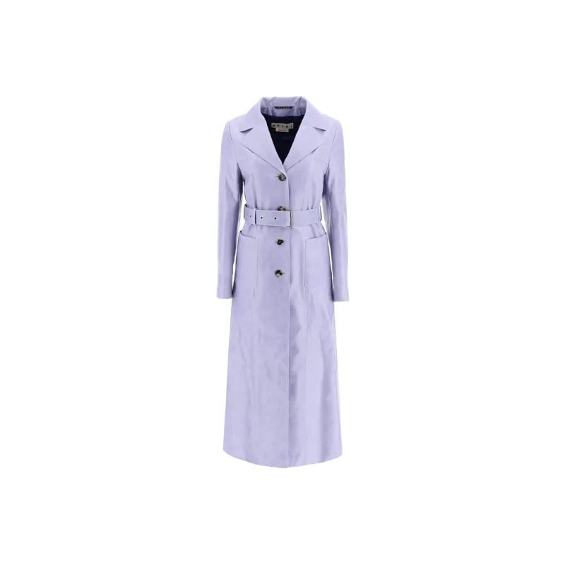 MARNI Trench Coats Women's Blue-0