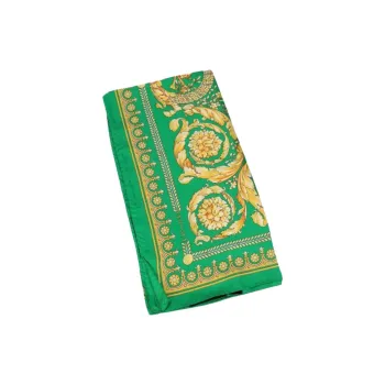 FANSIZHE Silk Scarves Women's Green