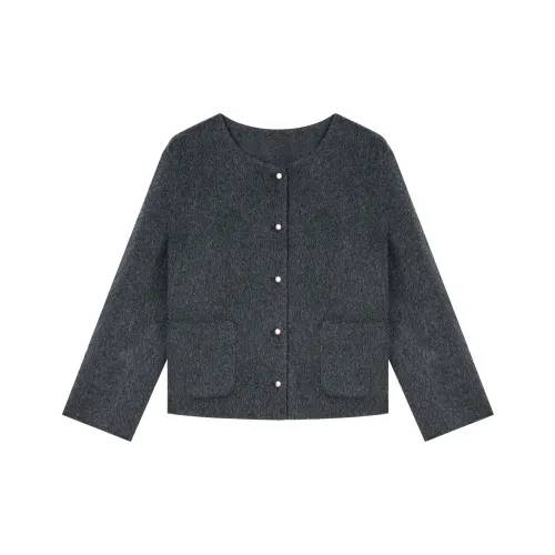 THE SEA LIFE Coat Women's Black Gray