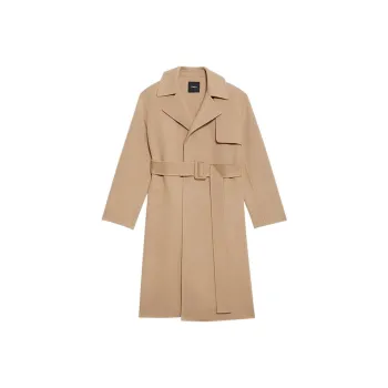 THEORY Belted Wrap Trench Coat