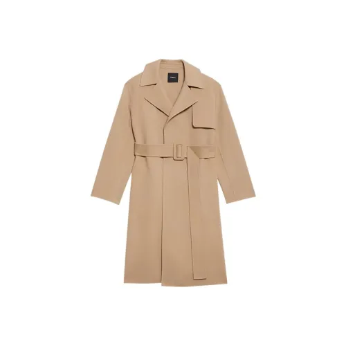 D. MARTINA QUEEN Trench Coats Womens Emerald Green