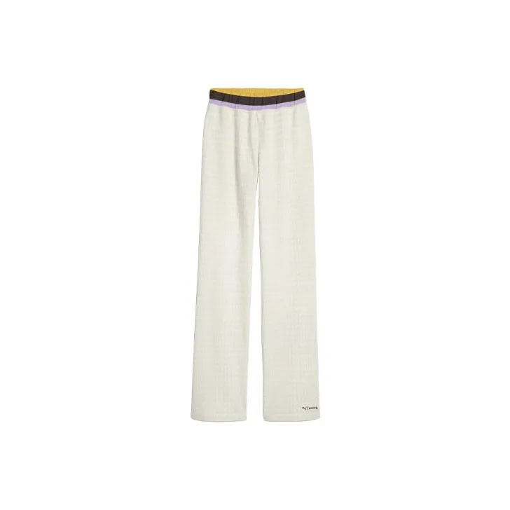 PUMA X Lemlem Geometric Flared Trousers-0