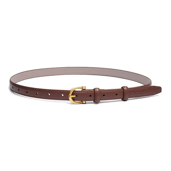 TUCANO Cow Split Leather Belts Women's Width 1.9cm-7