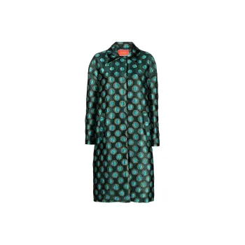 La DOUBLEJ. Boxy Polka dot Print Coat