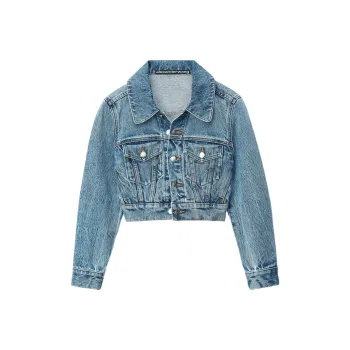 Alexander Wang Shrunken Trucker Jacket