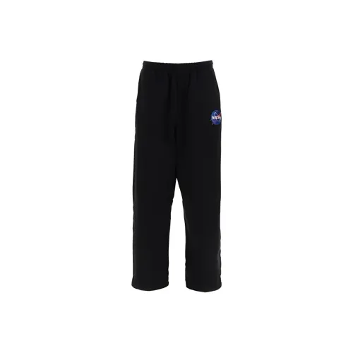 Balenciaga Knitted Sports Pants Women's Black