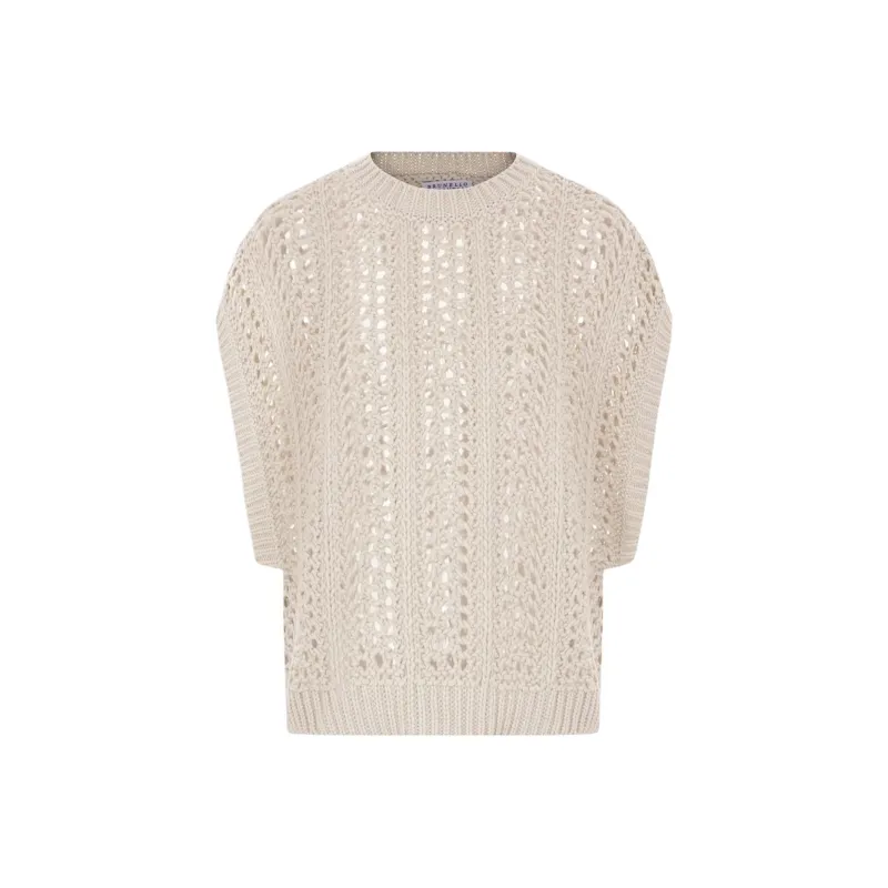 Brunello Cucinelli Crewneck Knitted Top-0