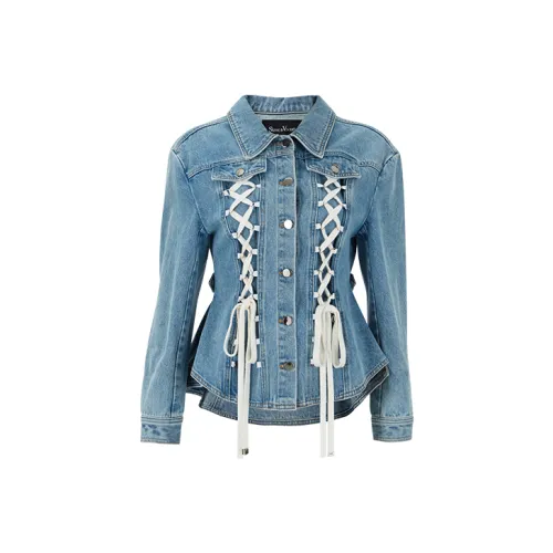 STEVE&VIVIAN Denim Jacket Women's Light Blue