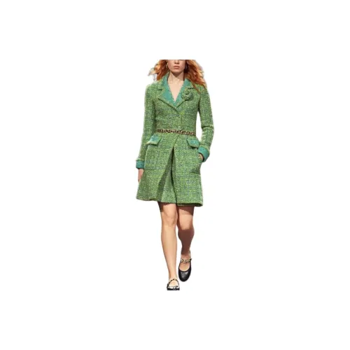 CHANEL 24 New Fall And Winter Arrivals Coats Women's Light Green