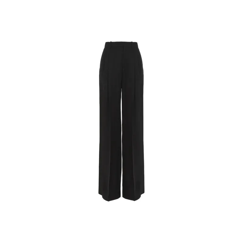 Chloé Pleated Wide-Leg Pants-0