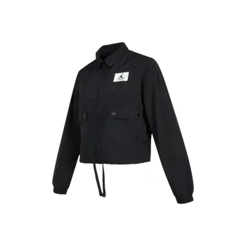 JORDAN Essentials Cropped Coats Women's Black