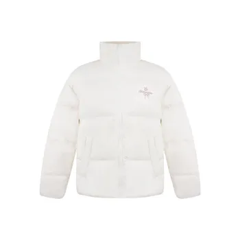 ELEVEN SLEEP Stand Collar Zip Closure Puffer Jacket Unisex
