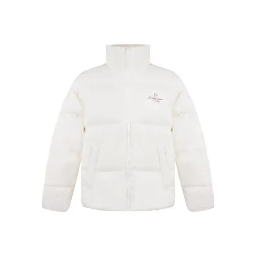 ELEVEN SLEEP Stand Collar Zip Closure Puffer Jacket Unisex