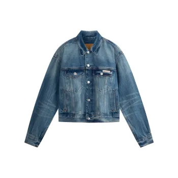 CALVIN KLEIN Denim Jacket Women's Light Blue