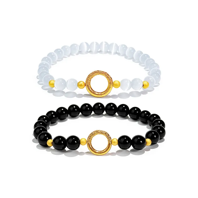 PUTUOSHANWENCHUANG Agate Bracelets Unisex-4