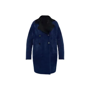 EMPORIO ARMANI Double Breasted Reversible Coat