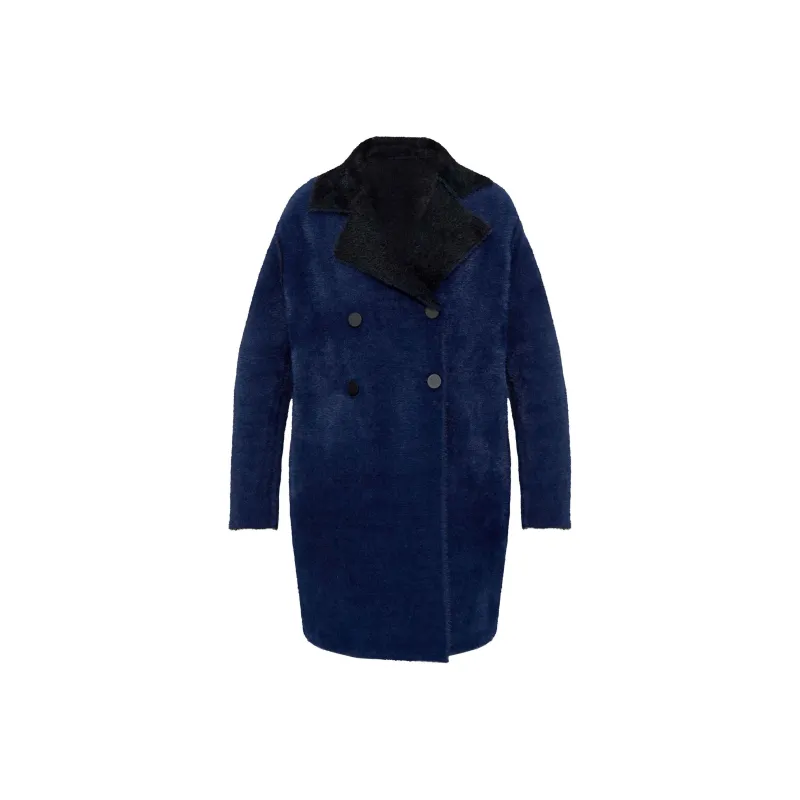 EMPORIO ARMANI Double Breasted Reversible Coat-0
