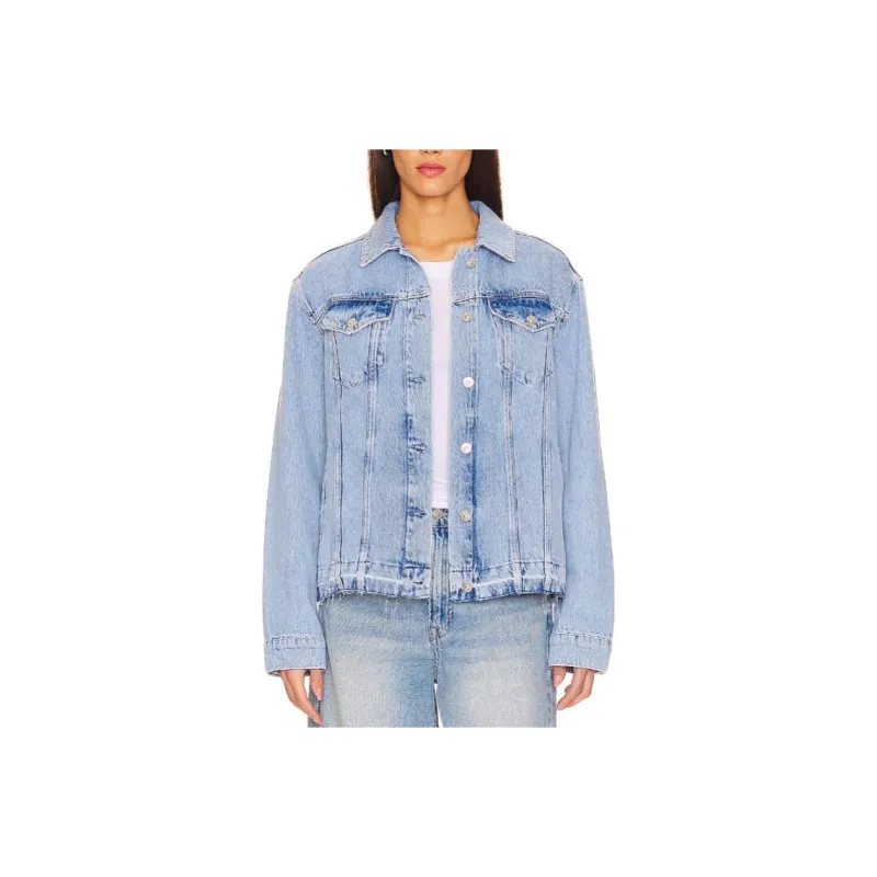 PAIGE Denim Jacket Women's Blue-0