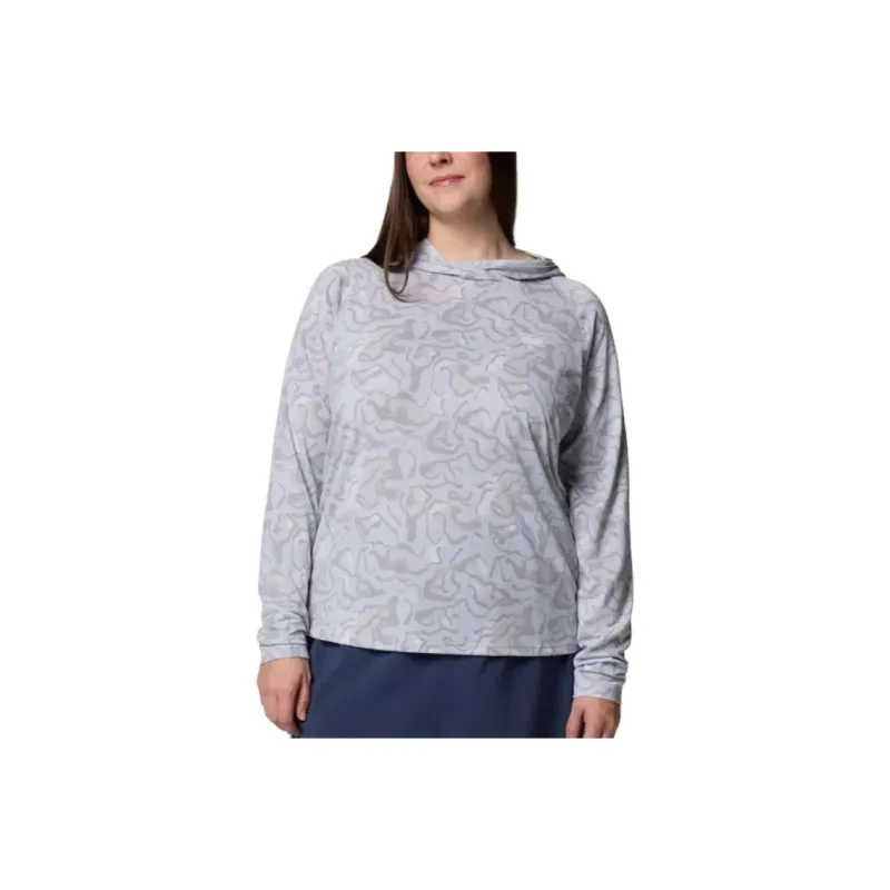 Columbia PFG Uncharted Sweatshirt Women's Post-Rain Gray Marshland-0