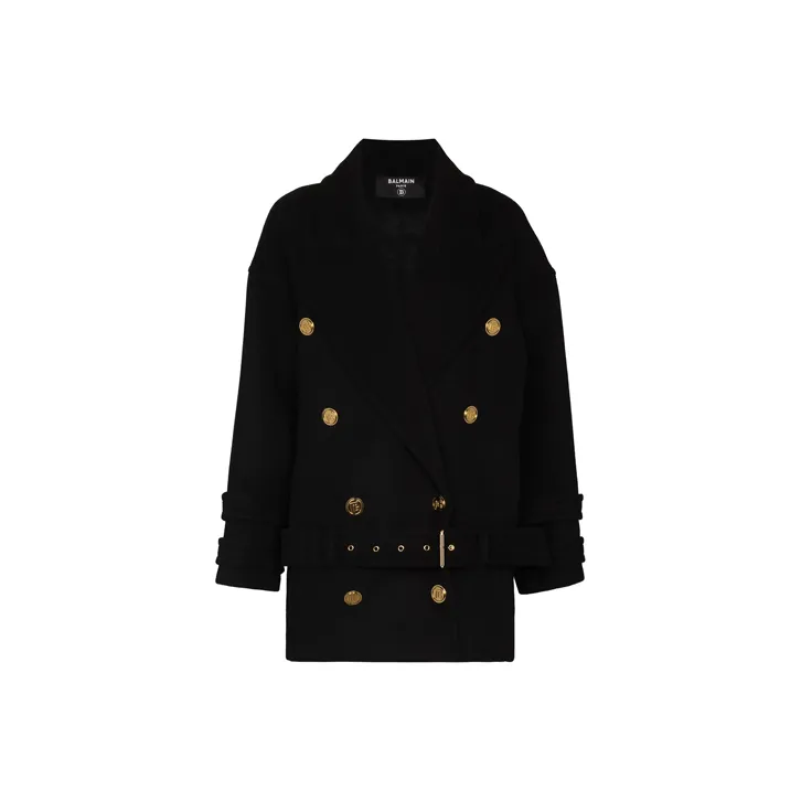 BALMAIN Velvet Jackets Women's Black-0