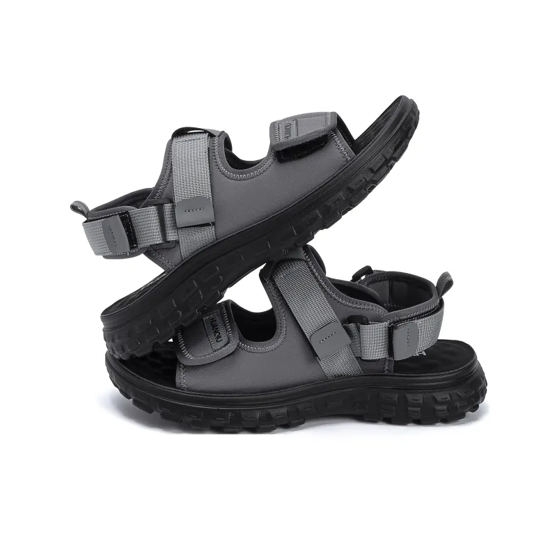 HUANQIU Beach Sandals Men's Gray-2