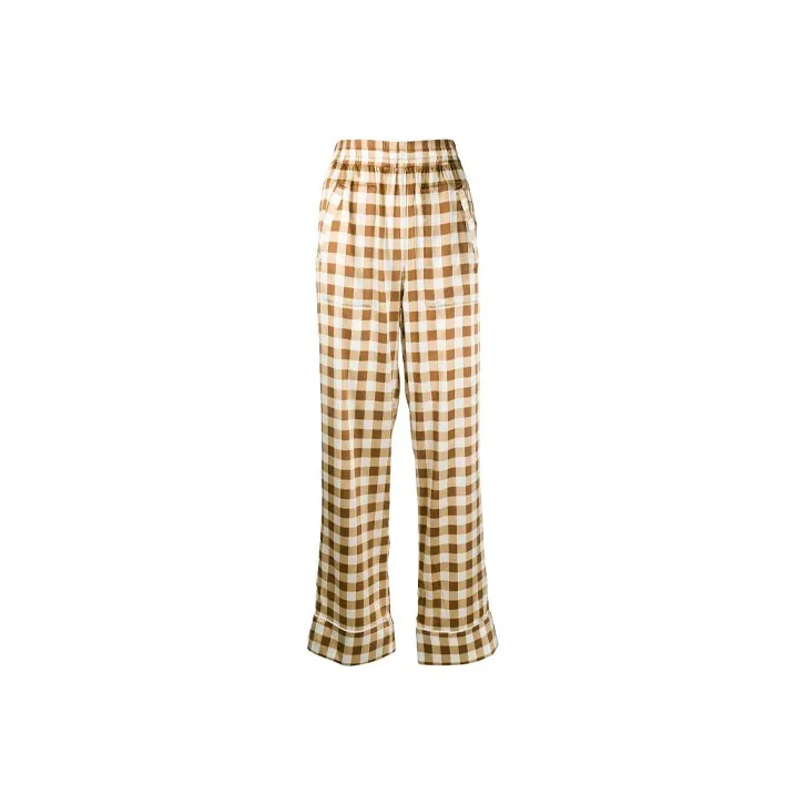 GANNI Casual Pants Women's Yellow-0
