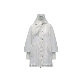 Moncler Trench Coats Women's White