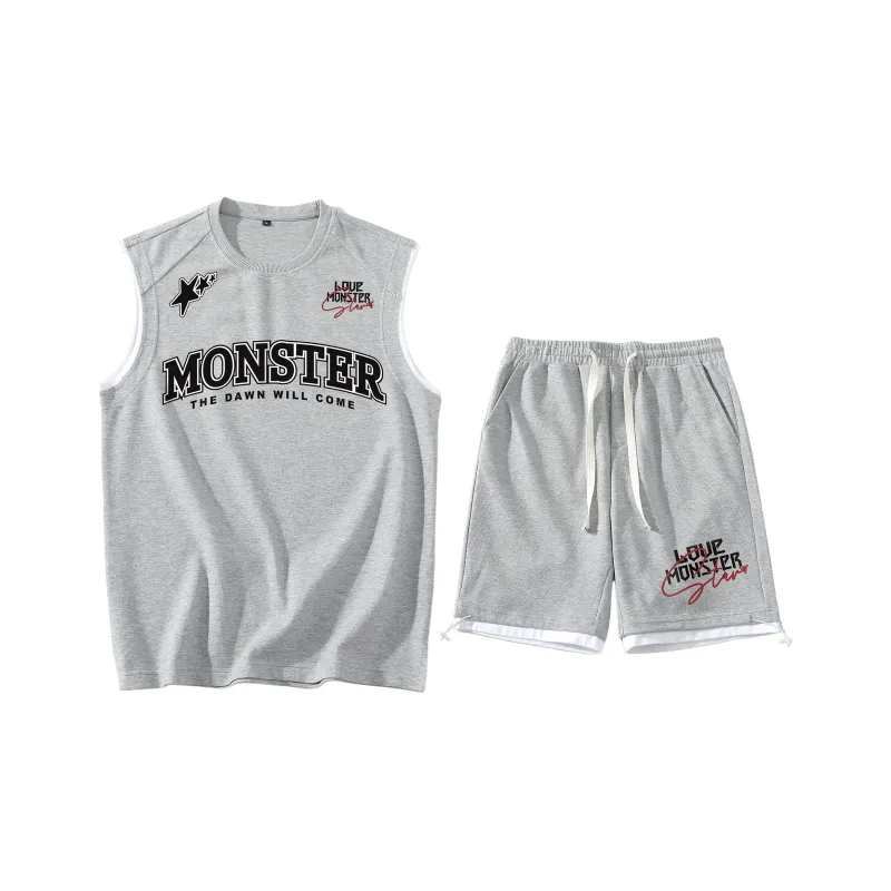 Love Monster Casual Sportswear Unisex-7