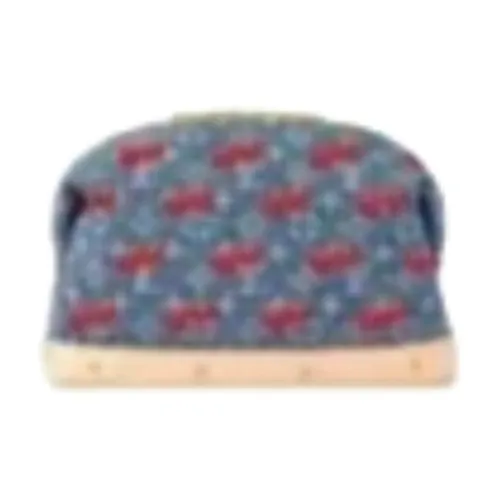 LOUIS VUITTON Takashi Murakami, Collaboration Denim Clutch Large Size Women's Blue & Red