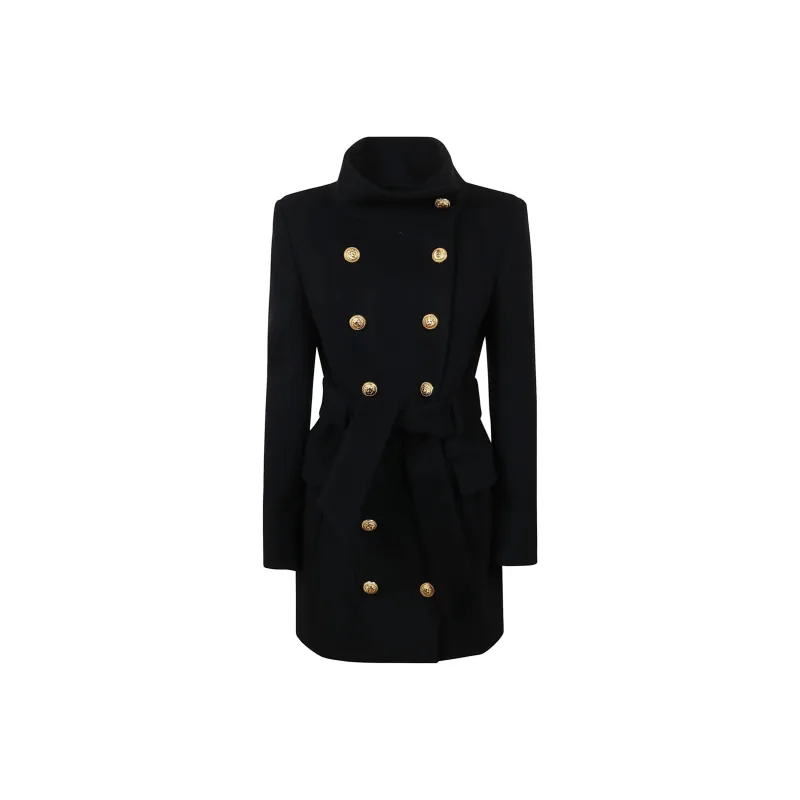 BALMAIN Velvet Jackets Women's Black-0