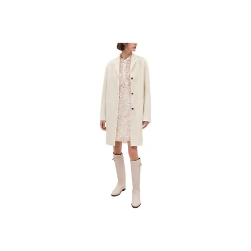 HERMES Velvet Jackets Women's White